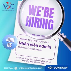 Vietsun Corporation tuyển dụng vị trí Nhân viên admin chăm sóc khách hàng